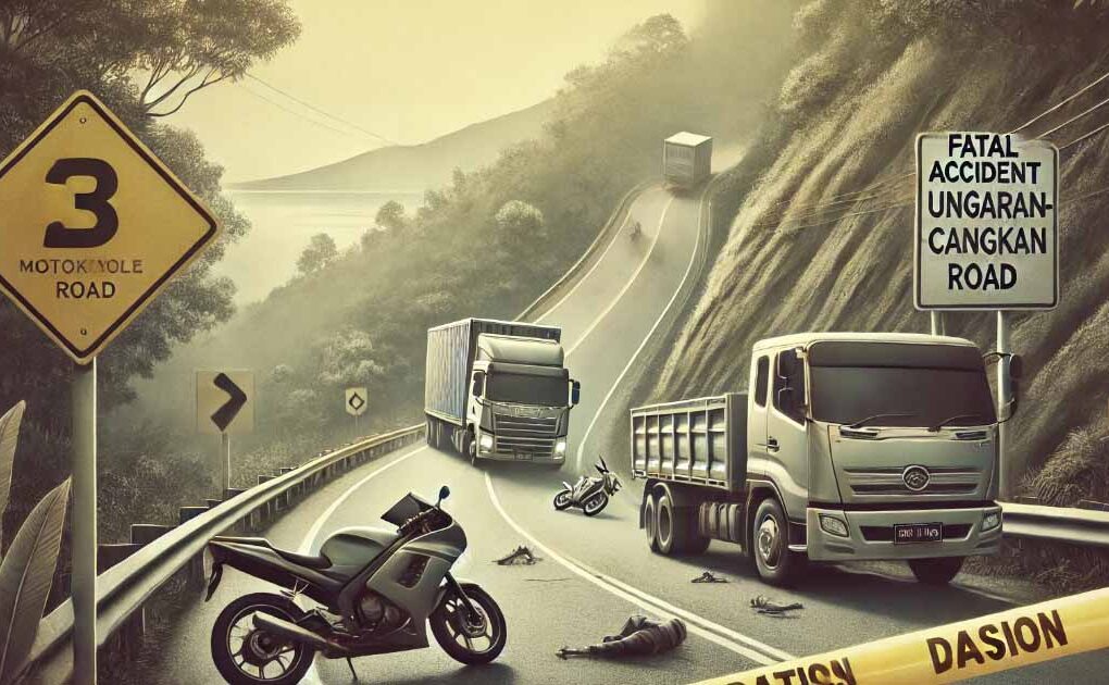 Truk-Tabrak-Motor-di-Tanjakan-Ungaran-Cangkiran-Satu-Nyawa-Melayang